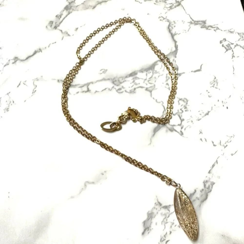 Rachel Roy gold bead pendant necklace